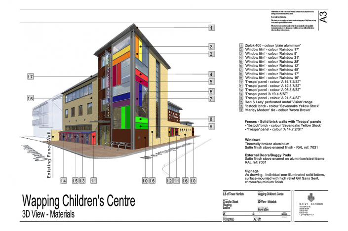 Wapping Children’s Centre, Wapping, London - Construction